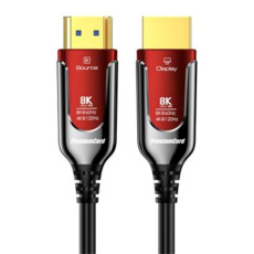 PREMIUMCORD Ultra High Speed HDMI 2.1 optický fiber kabel 8K@60Hz, zlacené 20m PREMIUMCORD Ultra High Speed HDMI 2.1 optický fiber kabel 8K@60Hz, zlacené 20m