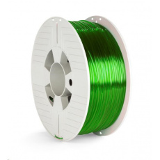 VERBATIM Filament pre 3D tlačiarne PET-G 1.75mm, 327m, 1kg zelená priehľadná