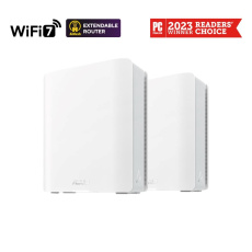 ASUS ZenWifi BT10 2-pack, WiFi7 Extendable Router, AiMesh, 2x WAN/LAN, 1x LAN, 1x 3.0