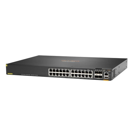 HPE Aruba Networking CX 6200F 24G Class4 PoE 4SFP+ 370W Switch JL725A RENEW HPE Aruba Networking CX 6200F 24G Class4 PoE 4SFP+ 370W Switch JL725A RENEW