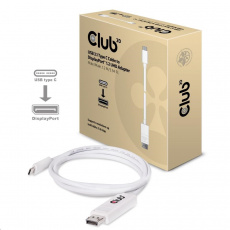 Adaptér Club3D USB 3.1 Typ C na DisplayPort 1.2 4K60Hz UHD 1,2 m (M/M)