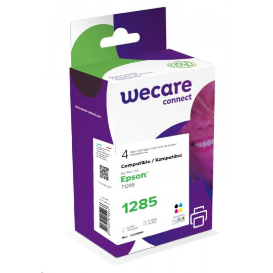 WECARE ARMOR kazeta pre Epson Stylus S22, SX125 (C13T12854012), čierna/CMYK, 1x9ml/3x6,5ml