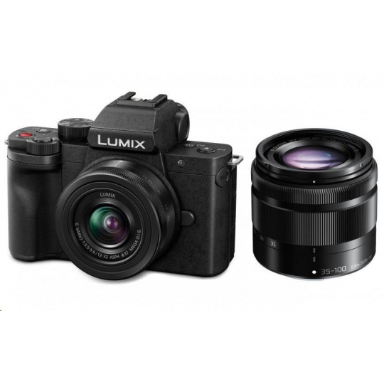 Panasonic Lumix DC-G100 + Lumix 12-32mm f/3,5-5,6 ASPH + Lumix 35-100mm ASPH
