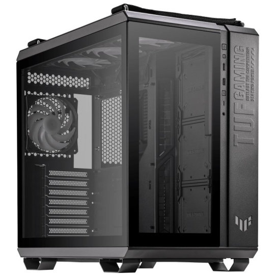 BAZAR - ASUS case TUF GAMING GT502 PLUS, Mid Tower, průhledná bočnice, 4x 120mm ARGB Fan, černá - Poškozený obal (Komple BAZAR - ASUS case TUF GAMING GT502 PLUS, Mid Tower, průhledná bočnice, 4x 120mm ARGB Fan, černá - Poškozený obal (Komple