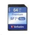 Karta VERBATIM SDXC 64GB Class 10, UHS-1 (R:70/W:10 MB/s)