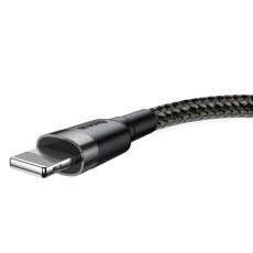 Baseus Cafule Nabíjací / dátový kábel USB na Lightning 1,5 A 2 m, sivo-čierny