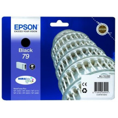 Čierna atramentová kazeta EPSON série WF-5xxx "Pisa" 79 Black (14,4 ml)