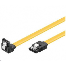 Kábel PREMIUMCORD SATA 3.0 údajov 50 cm, 90°, kovové západky