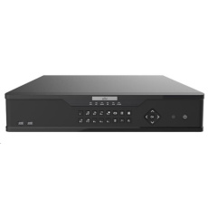 Uniview NVR, 16 kanálov, H.265, 8x HDD, 12Mpix (384Mbps/384Mbps), HDMI+VGA Full HD, (N+1), ONVIF, 3x USB, audio