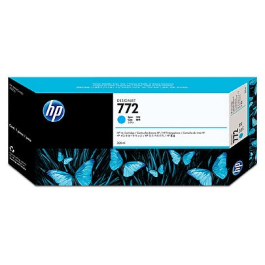 HP 772 Cyan DJ Ink Cart, 300 ml, CN636A HP 772 Cyan DJ Ink Cart, 300 ml, CN636A