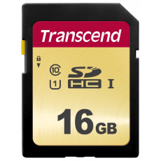 Karta TRANSCEND SDHC 16GB 500S, UHS-I U1 (R:95/W:60 MB/s)