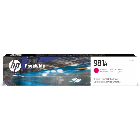 HP 981A Magenta Original PageWide Cartridge (6,000 pages) HP 981A Magenta Original PageWide Cartridge (6,000 pages)