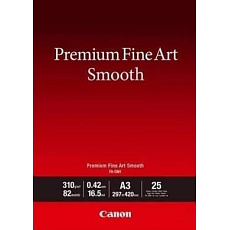 Canon fotopapír Premium Fine Art Smooth, FA-SM2, matný, A3+, 310 g/m, 25 ks