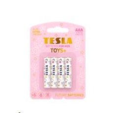 TESLA BATTERIES AAA TOYS GIRL ( LR03/ BLISTER FOIL 4 PCS)