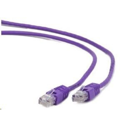 GEMBIRD Patch kábel CAT6 tienený FTP 0,25 m, fialový