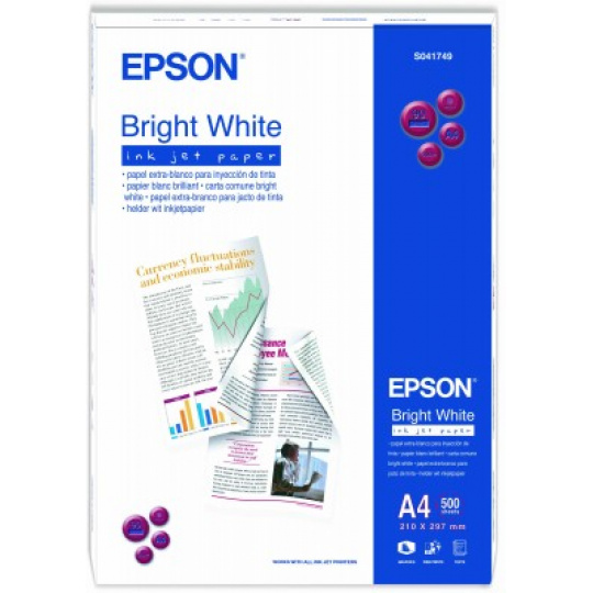 Papier EPSON A4 Bright White InkJet 90g/m2 (500 listov)