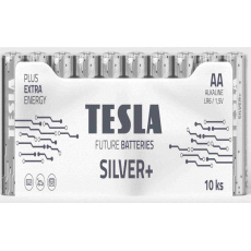TESLA BATTERIES AA SILVER+ 10 MULTIPACK ( LR06 / SHRINK 10 PCS ) TESLA BATTERIES AA SILVER+ 10 MULTIPACK ( LR06 / SHRINK 10 PCS )