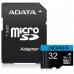 Karta ADATA MicroSDHC 32GB UHS-I Class 10, A1 + SD adaptér, Premier