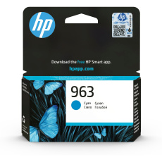HP 963 Cyan Original Ink Cartridge (700 pages) HP 963 Cyan Original Ink Cartridge (700 pages)
