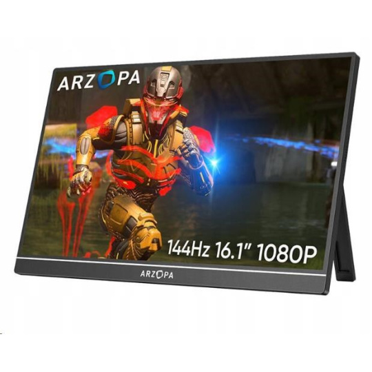 Arzopa Z1FC Portable Monitor 16.1" 144hz IPS Full HD 1080p Metal Housing Přenosný monitor + pouzdro Arzopa Z1FC Portable Monitor 16.1" 144hz IPS Full HD 1080p Metal Housing Přenosný monitor + pouzdro