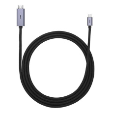 Baseus Graphene Series USB-C na HDMI 2.0, 4K 60Hz, kabel 2m, černá
