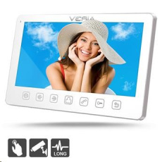 VERIA 7070B bílý LCD monitor videotelefonu
