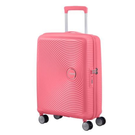 AMERICAN TOURISTER SOUNDBOX SPINNER 55/20 TSA EXP SUN KISSED CORAL