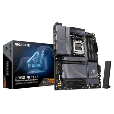 GIGABYTE MB Sc AM5 B850 AI TOP, AMD B850, 4xDDR5, 1xUSB4, 1xHDMI, WI-FI, ATX GIGABYTE MB Sc AM5 B850 AI TOP, AMD B850, 4xDDR5, 1xUSB4, 1xHDMI, WI-FI, ATX