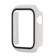 COTEetCI polykarbonátové pouzdro s ochranou displeje pro Apple Watch 41 mm bíla