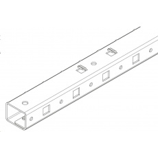 TRITON Vystužovací prvok vertikálnych koľajníc pre skrinky RTA 37U, zvyšuje nosnosť až do 1500 kg