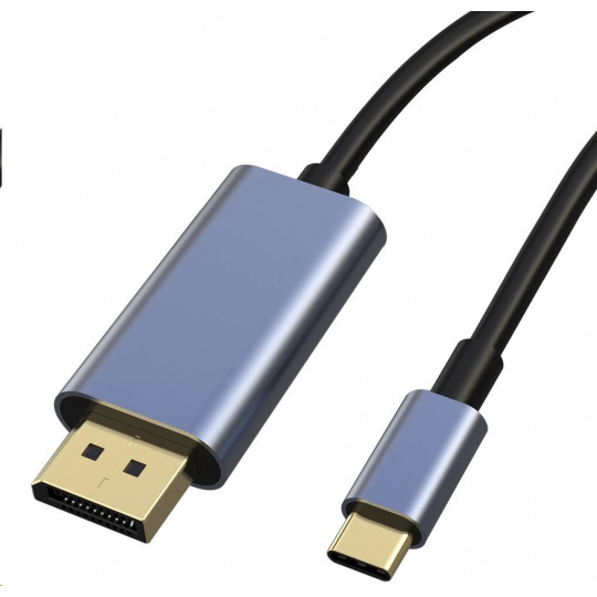 Kábel PremiumCord USB-C na DisplayPort DP1.4 8K@60Hz a 4k@120Hz 2m