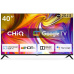 BAZAR - CHiQ L40H7G TV 40", FHD, smart, Google TV, dbx-tv, Dolby Audio, Frameless - Poškozený obal (Komplet)