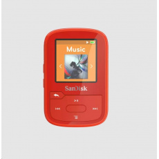 SanDisk Clip Sport Plus MP3 Player 32GB, Red