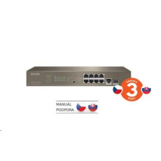 Tenda TEG5310P-8-150W - L3 riadený gigabitový PoE AT switch, 8x PoE AF/AT 10/100/1000Mbps, 1xSFP 1Gbps Tenda TEG5310P-8-150W - L3 riadený gigabitový PoE AT switch, 8x PoE AF/AT 10/100/1000Mbps, 1xSFP 1Gbps