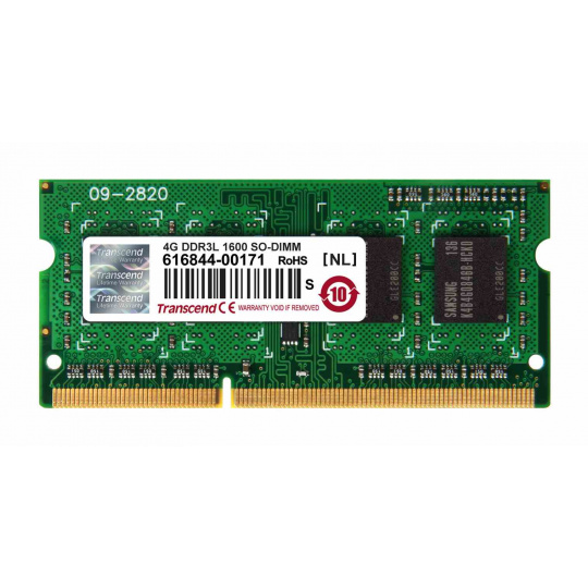 SODIMM DDR3L 4GB 1600MHz TRANSCEND 1Rx8 CL11