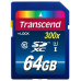 Karta TRANSCEND SDXC 64GB Premium, Class 10 UHS-I 300x