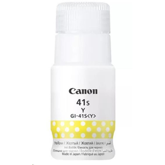 Canon Cartridge GI-41S Y žlutá pro PIXMA G3420/G3430/G3460/G3470/G3480/G4470 (4 400 str.)