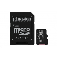 Karta Kingston 128GB micSDXC Canvas Select Plus 100R A1 C10 + adaptér SD