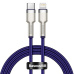 Baseus Cafule Series Nabíjací/dátový kábel USB-C na Lightning PD 20W 1m, fialový