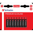 VERBATIM Alkalické baterie AAA, 8 PACK , LR03