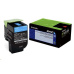 LEXMARK Cyan toner 802SC pre CX310/410/510 z programu Lexmark Return (2 000 strán)