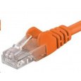 PREMIUMCORD Patch kábel UTP RJ45-RJ45 CAT5e 5m oranžový