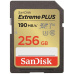 Karta SanDisk SDXC 256 GB Extreme PLUS (R 190 MB/s W130 MB/s Class 10, UHS-I U3 V30)