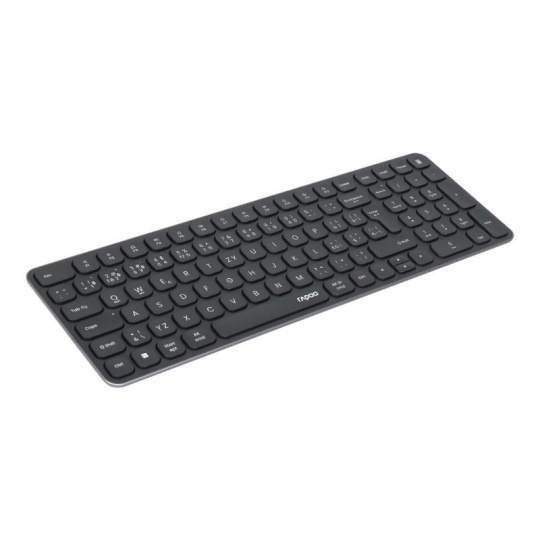 RAPOO Klávesnice E9310M, Bezdrátová 2.4GHz, Bluetooth, CZ/SK, černá