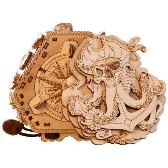 EscapeWelt Dřevěný hlavolam Blackbeard's Compass EscapeWelt Dřevěný hlavolam Blackbeard's Compass