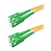 Duplexní patch kabel SM 9/125, OS2, SC(APC)-SC(APC), LS0H, 10m