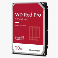 BAZAR - WD RED Pro NAS WD201KFGX 20TB, SATA III 3.5", 512MB 7200RPM, 268MB/s, CMR BAZAR - WD RED Pro NAS WD201KFGX 20TB, SATA III 3.5", 512MB 7200RPM, 268MB/s, CMR