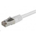 Solarix 10G prepojovací kábel CAT6A SFTP LSOH 15 m sivý, odolný voči nárazom C6A-315GY-15MB