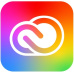 Adobe Creative Cloud for teams All Apps, Multi Platform, English, Education, Named, 12 mesiacov, Level 4, 100+ Lic - nová licence