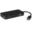 Adaptér PREMIUMCORD DisplayPort - DP + HDMI + DVI + VGA , 1080p, 4K*2K